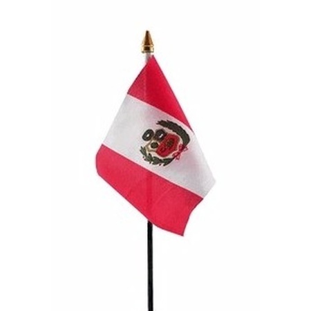 Peru mini vlag landen versiering