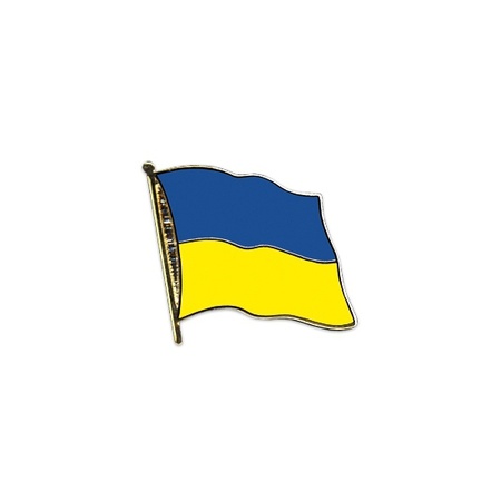 Pin broche/speldje vlag Oekraine 20 mm