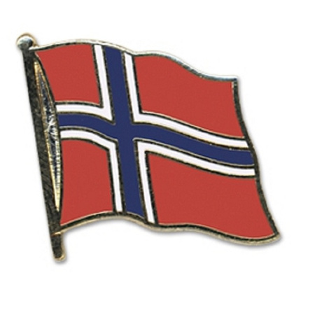 Pin broche flag Norway 2 cm