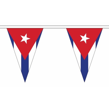 Cuba decoratie vlaggenlijn 5 meter