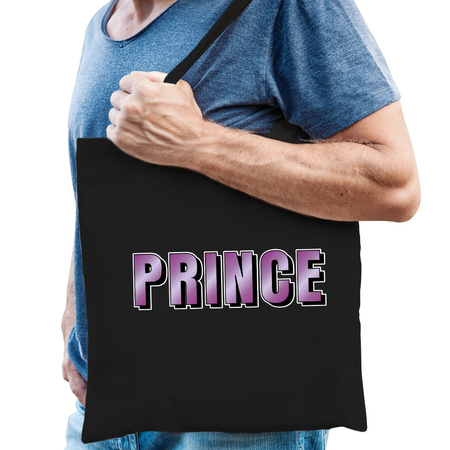 Prince muziek fan cadeau tas zwart heren