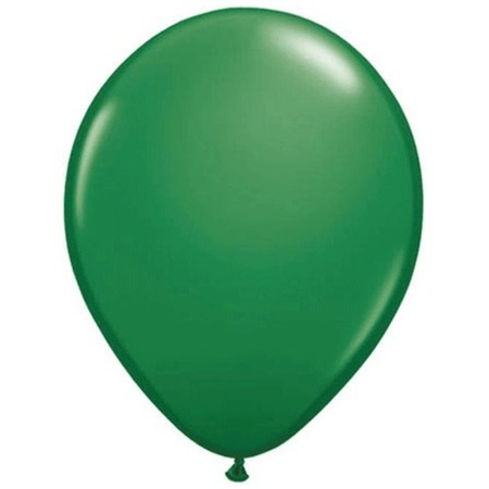 Groene ballonnen Qualatex 10 stuks