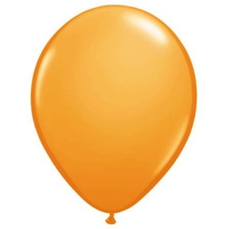 Oranje ballonnen Qualatex 10 stuks