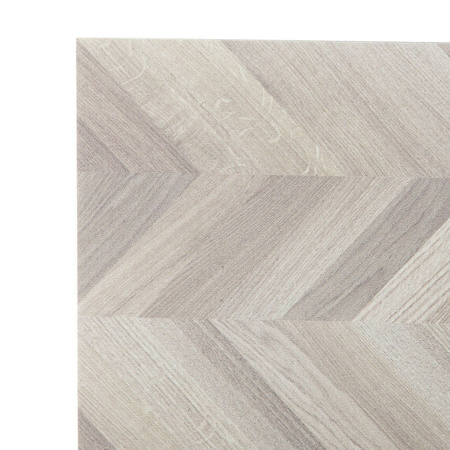 Rechthoekige placemat hout print hongaarse punt PVC 45 x 30 cm