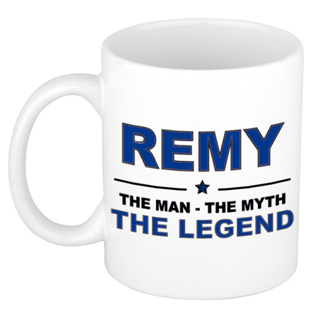 Remy The man, The myth the legend bedankt cadeau mok/beker 300 ml keramiek
