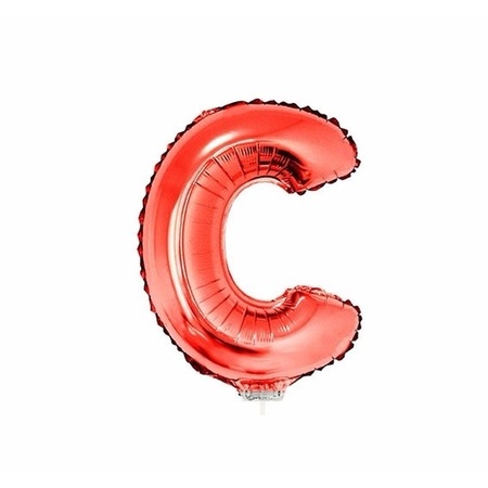 Opblaasbare leters rood C 41 cm