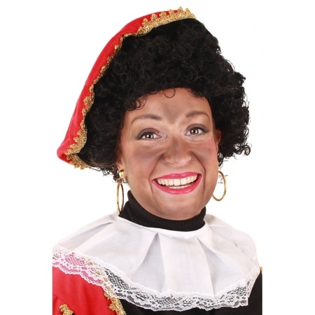Black afro wig for adults