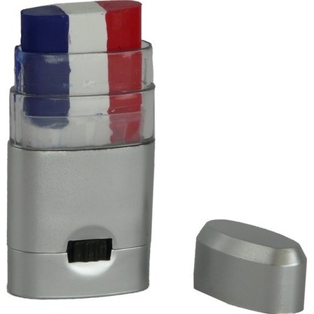 Makeup stick red white blue France