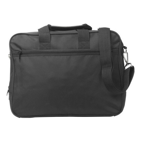 Shoulder bag/briefcase/work bag black 37 x 29 cm
