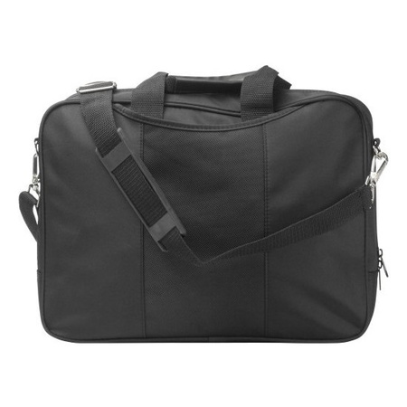 Shoulder bag/briefcase/work bag black 37 x 29 cm