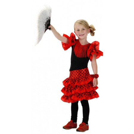 Spanish red dress for girls