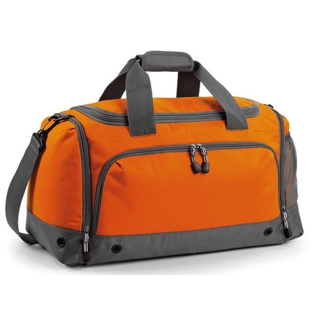 Sports/travel bag orange/gray 30 liters