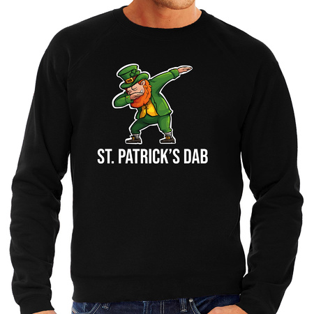 St. Patricks dab / St. Patricks day sweater / kostuum zwart heren
