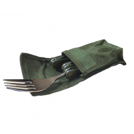 Survival cutlery foldable 3 pieces