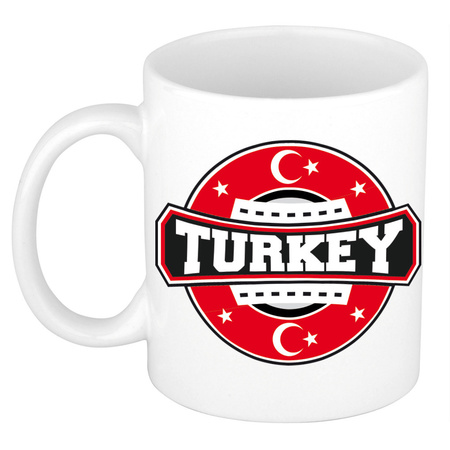 Turkey / Turkije embleem mok / beker 300 ml