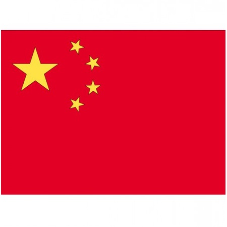 China vlaggetjes stickers