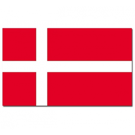 Flag Denmark + 2 stickers