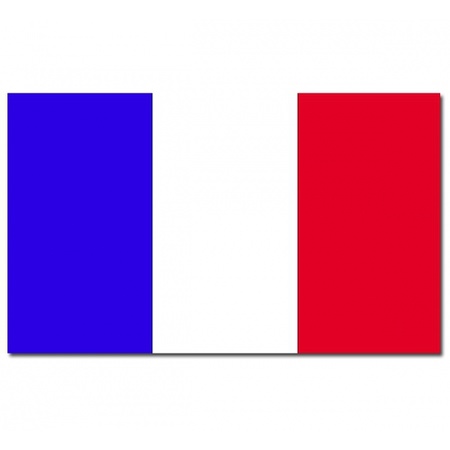 France flags decoration set 3-parts