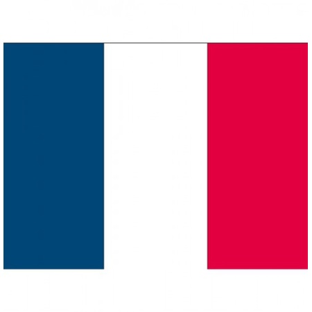 Frankrijk vlaggetjes stickers