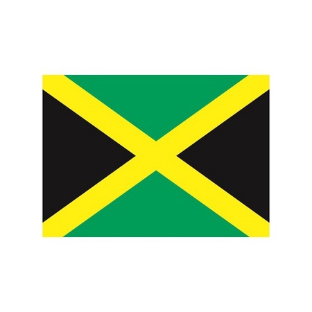 Jamaicaanse vlaggetjes stickers