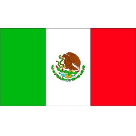Mexico vlaggetjes stickers