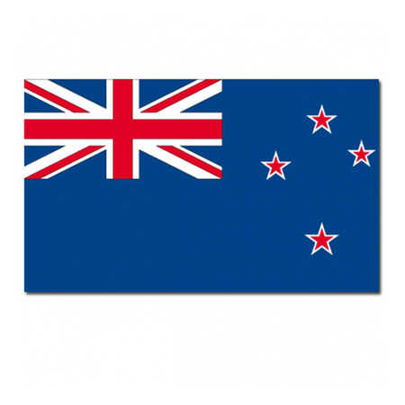 Vlag - Nieuw Zeeland - luxe kwaliteit polyester - 100 x 150 cm -New Zealand