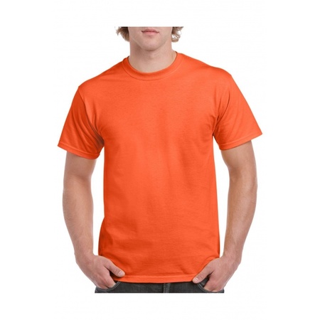 Goedkoop oranje shirt voor volwassenen