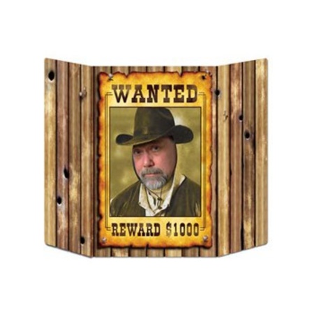 Cowboy Wanted foto bord 94 x 63 cm