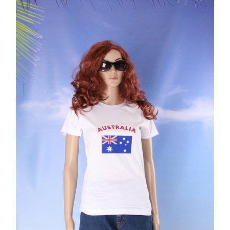 Australische t-shirt met Australische vlag print voor dames