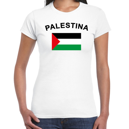 T-shirt Palestijnse vlag print voor dames