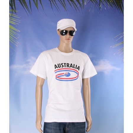 Feestartikelen t-shirt vlag Australia
