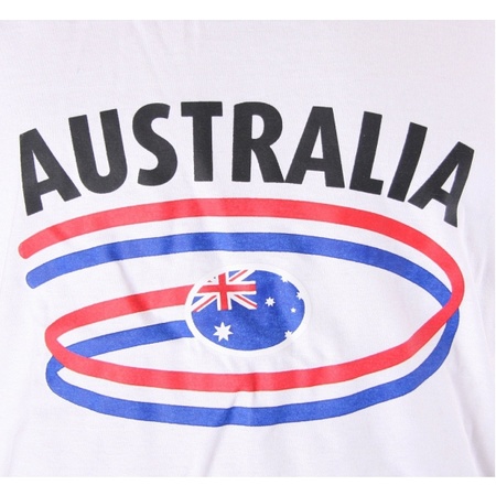 Feestartikelen t-shirt vlag Australia