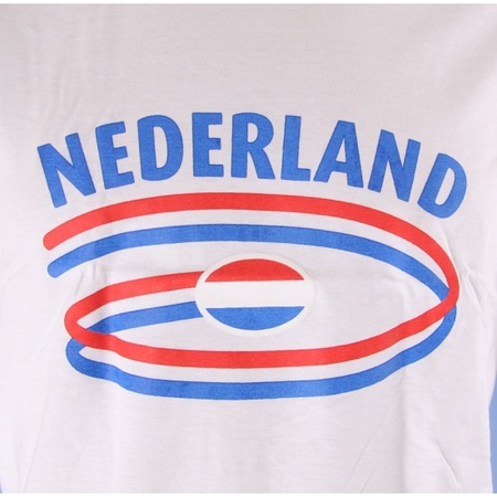 Feestartikelen t-shirt vlag Nederland