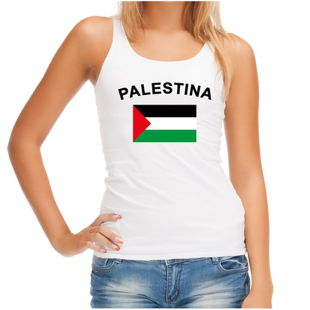 Tanktop Palestijnse vlag print voor dames