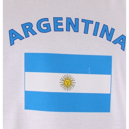Argentina tanktop met Argentijnse vlag print