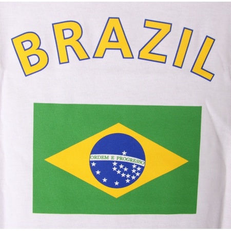 Braziliaanse tanktop met brazilie vlag print