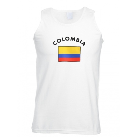 Colombia tanktop met vlag print