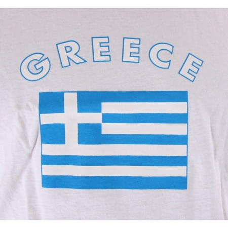 Tanktop met Griekenland vlag print