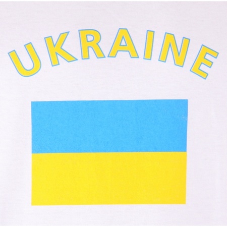 Tanktop met Oekraiense vlag print