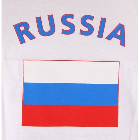Tanktop met Russische vlag print