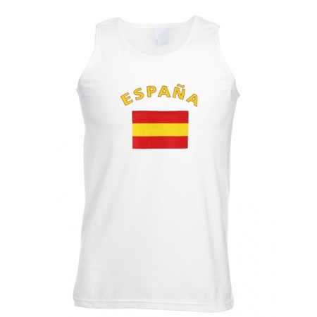 Spaanse tanktop met de Spanje vlag print