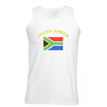 Tanktop met Zuid-Afrika vlag print
