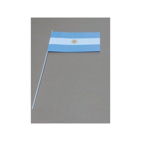 Papieren zwaaivlaggetjes Argentinie 12 x 24 cm