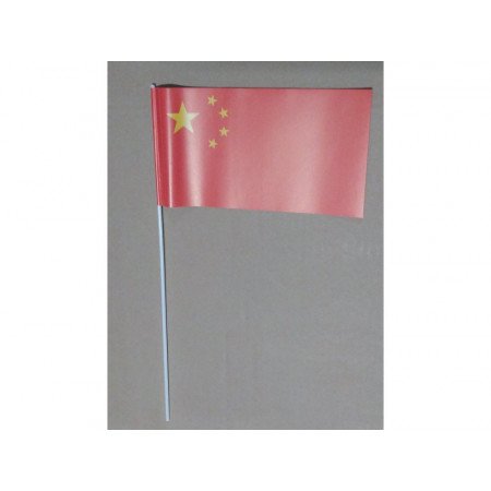 Papieren zwaaivlaggetjes China 12 x 24 cm