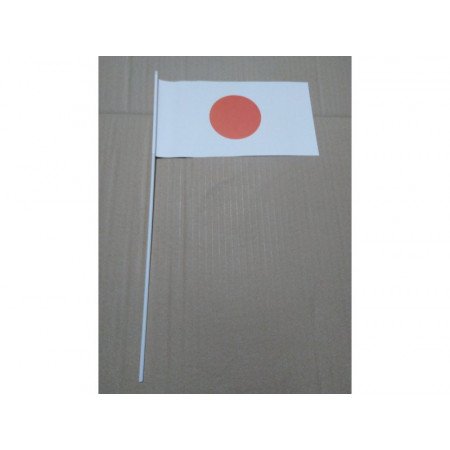 Papieren zwaaivlaggetjes Japan 12 x 24 cm