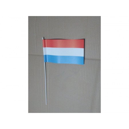Hand wavers with Luxembourg flag