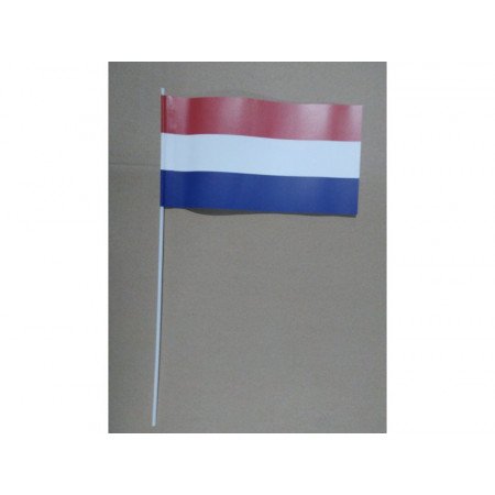 Papieren zwaaivlaggetjes Nederland 12 x 24 cm