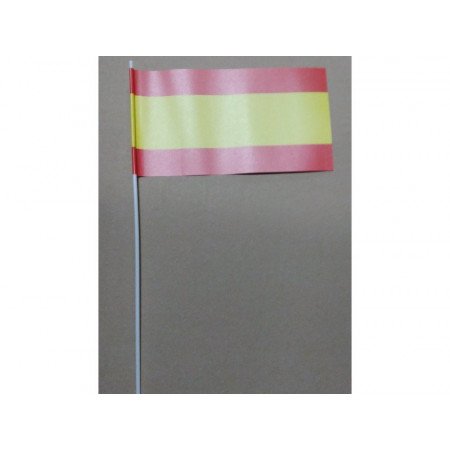 Feestartikelen zwaaivlaggetjes Spanje 12 x 24 cm