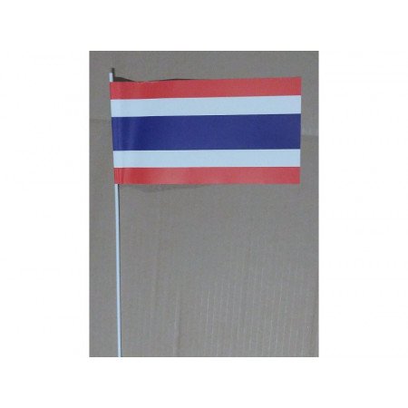 Papieren zwaaivlaggetjes Thailand 12 x 24 cm