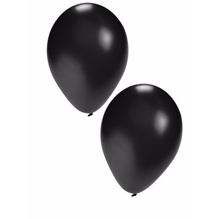 Zak zwarte ballonnen, 200 st